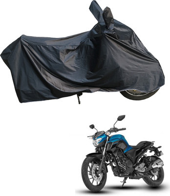 Motodreka Waterproof Two Wheeler Cover for Yamaha(FZ S V3, Black)