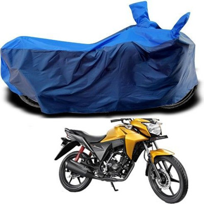DeepShakshi AUTOMOTIVE Waterproof Two Wheeler Cover for Honda(CB Twister, Blue)