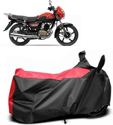 ma collections Waterproof Two Wheeler Cover for TVS(Radeon, Red, Black)