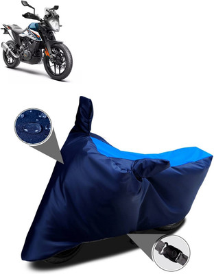 DeepShakshi AUTOMOTIVE Waterproof Two Wheeler Cover for KTM(250 Duke BS6, Blue)
