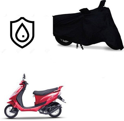 MMSSTAR Waterproof Two Wheeler Cover for Mahindra(Kine, Black)