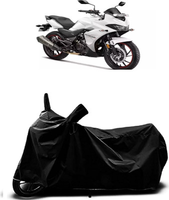 Mdstar Waterproof Two Wheeler Cover for Hero(MotoCorp Xtreme 200S, Black)