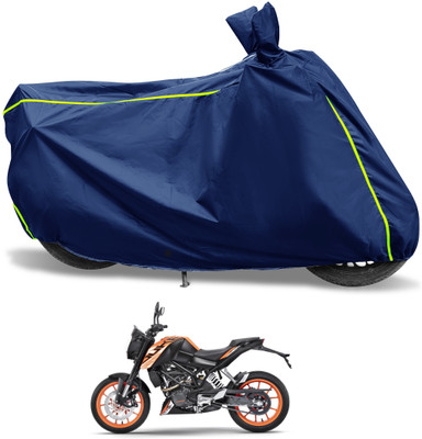 Euro Care Waterproof Two Wheeler Cover for KTM(125 Duke, Blue)