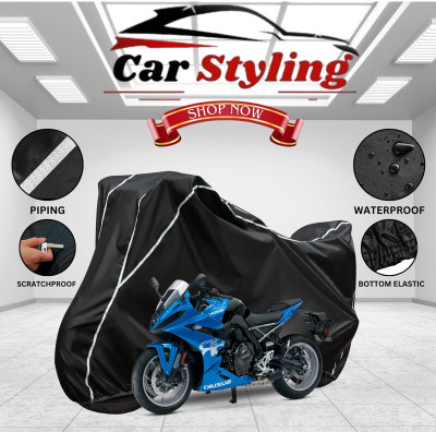 Car Styling Waterproof Two Wheeler Cover for Suzuki(GSX, Black, White)