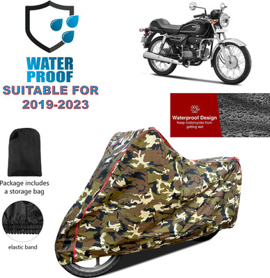 PAGORA Waterproof Two Wheeler Cover for Hero(Splendor Pro Classic, Yellow)