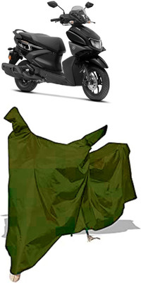 Amexride Two Wheeler Cover for Yamaha(Ray-ZR 125FI BS6, Maroon)