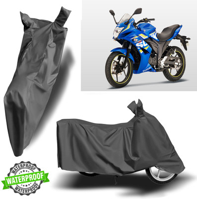 Autoinnovation Waterproof Two Wheeler Cover for Suzuki(Gixxer SF, Grey)