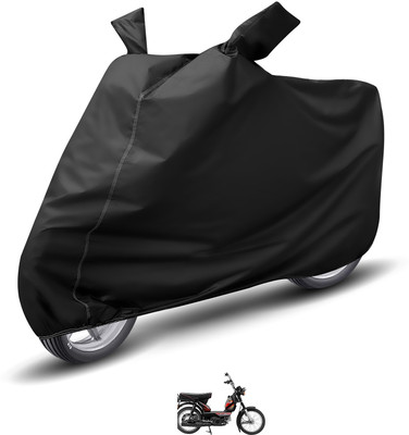 MOCKHE Waterproof Two Wheeler Cover for TVS(Black)