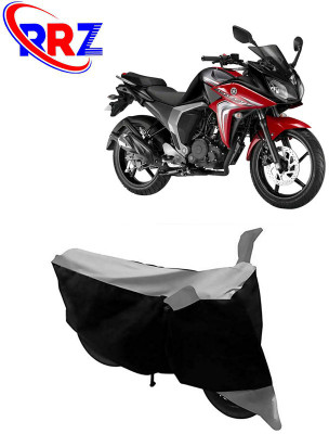 RRZ Waterproof Two Wheeler Cover for Yamaha(Fazer, Black, Grey)