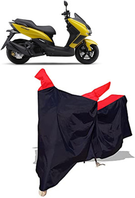 Amexride Two Wheeler Cover for Yamaha(Majesty S 155 maxi, Black)