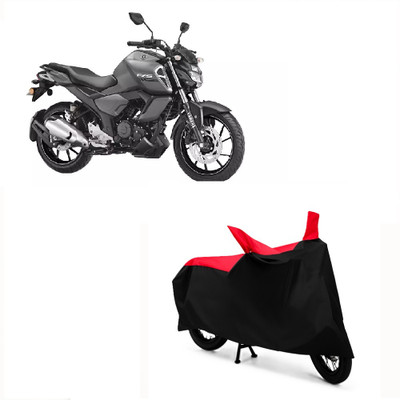 Autohug Waterproof Two Wheeler Cover for Yamaha(FZ-S FI, Black, Red)