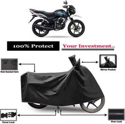 AASHTIK MART Two Wheeler Cover for TVS(Max, Black)