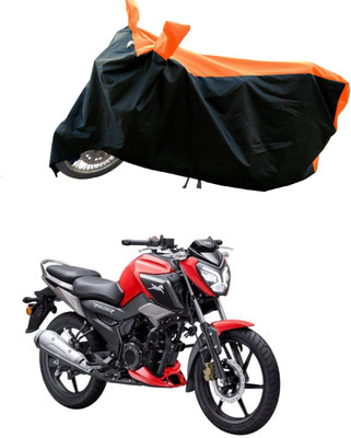 DeepShakshi AUTOMOTIVE Waterproof Two Wheeler Cover for TVS(RED 125 BS6, Orange)