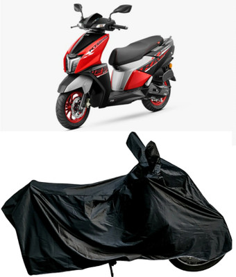 SK AUTO Waterproof Two Wheeler Cover for TVS(Ntorq 125, Black)