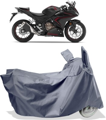 Amexride Two Wheeler Cover for Honda(CBR500R BS6, Grey)