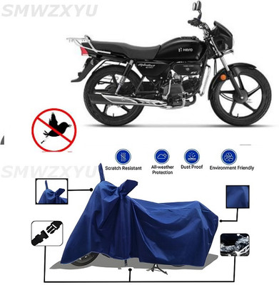smwzxyu Waterproof Two Wheeler Cover for Hero(Splendor, Blue)