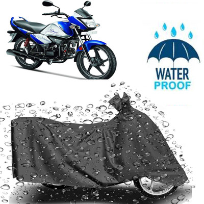 Autoinnovation Waterproof Two Wheeler Cover for Hero(Splendor I Smart, Grey)