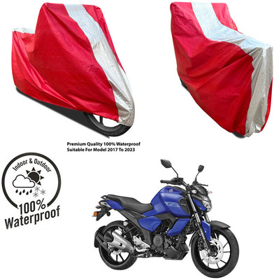 AUTOCAD Waterproof Two Wheeler Cover for Hero(Electric Cruz BS6, Silver, Red)