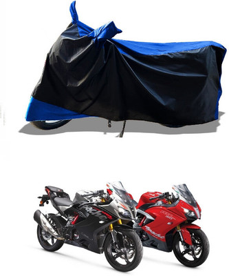 AESTRYD Two Wheeler Cover for TVS(Apache RTR 310 BS6, Blue)