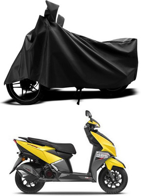 ANTHUB Waterproof Two Wheeler Cover for TVS(Ntorq 125, Black)