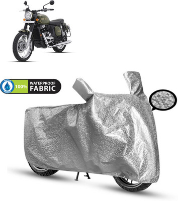 CODOKI Waterproof Two Wheeler Cover for JAWA(Forty Two, Silver)
