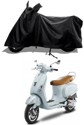 GROFATIK Two Wheeler Cover for Vespa(SXL 150 BS6, Black)