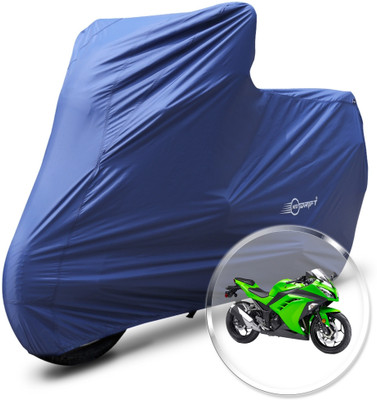 Neodrift Two Wheeler Cover for Kawasaki(Ninja 300, Blue)