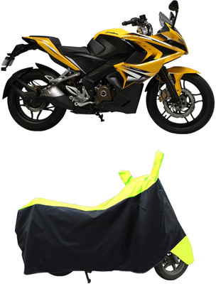 Coxtor Waterproof Two Wheeler Cover for Bajaj(Pulsar SS400 BS6, Yellow)