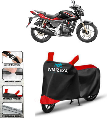 WMIZEXA Two Wheeler Cover for Hero(Red, Black)