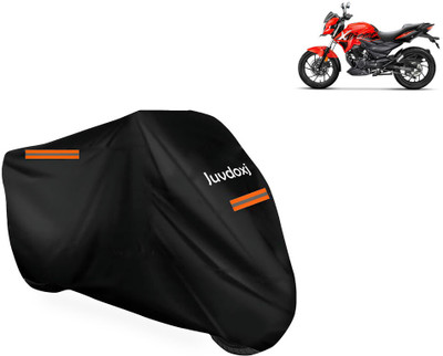 Juvdoxj Waterproof Two Wheeler Cover for Hero(Xtreme 200R, Black)