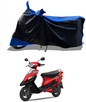 AESTRYD Two Wheeler Cover for TVS(Pep Plus BS6, Blue)