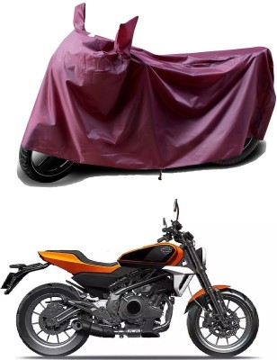 APNEK Waterproof Two Wheeler Cover for Harley Davidson(Bobber 350, Maroon)