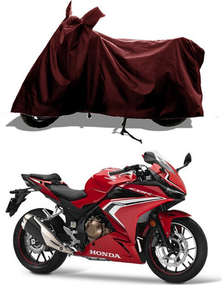 GROFATIK Two Wheeler Cover for Honda(CBR500R, Maroon)