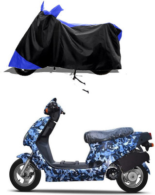 GROFATIK Two Wheeler Cover for Hero(Electric AXLHE-20, Blue)