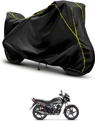 CODOKI Waterproof Two Wheeler Cover for Honda(Dream Yuga, Black, Black)