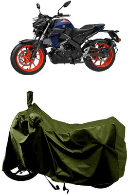 SUGASHRI Waterproof Two Wheeler Cover for Yamaha(MT-15, Green)