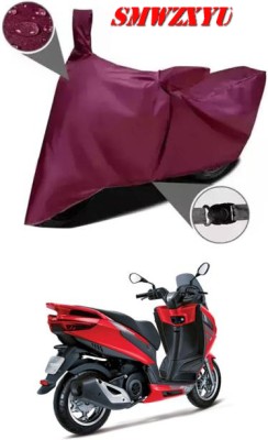 smwzxyu Waterproof Two Wheeler Cover for Aprilia(SXR 160 BS6, Maroon)