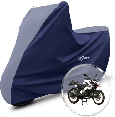 Neodrift Two Wheeler Cover for Bajaj(Pulsar NS 160, Grey, Blue)
