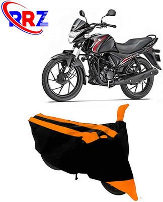 RRZ Waterproof Two Wheeler Cover for Suzuki(Sling, Black, Orange)