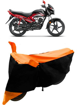 NEXTON Waterproof Two Wheeler Cover for Honda(Dream Yuga, Orange, Black)