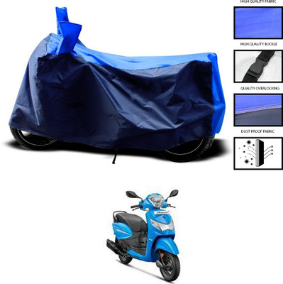 DeepShakshi AUTOMOTIVE Two Wheeler Cover for Hero(Pleasure, Blue, Blue)