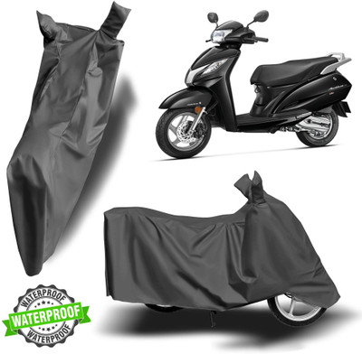 Autoinnovation Waterproof Two Wheeler Cover for Honda(Activa 125, Grey)