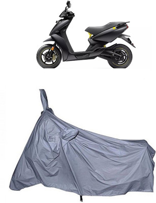 HEMSKAR Two Wheeler Cover for Ather(450 X, Silver)