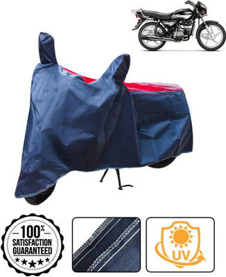 HMS Two Wheeler Cover for Hero(Splendor Plus, Red, Blue)