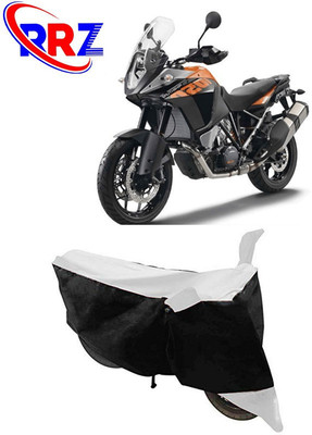 RRZ Waterproof Two Wheeler Cover for KTM(1050 Adventure, Black, White)