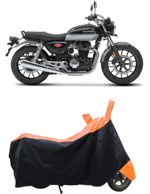 Coxtor Waterproof Two Wheeler Cover for Honda(Hness CB350, Orange)