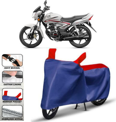 WMIZEXA Two Wheeler Cover for Honda(CB Shine SP, Red)
