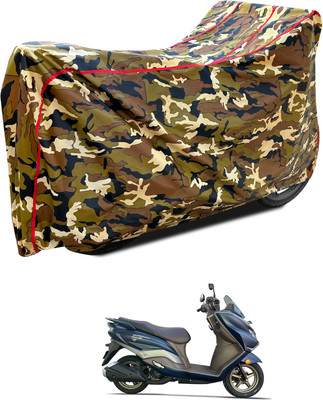 PAGORA Waterproof Two Wheeler Cover for Suzuki(Burgman Street 125, Multicolor)