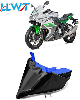 KPIND Waterproof Two Wheeler Cover for Benelli(302R, Black, Blue)