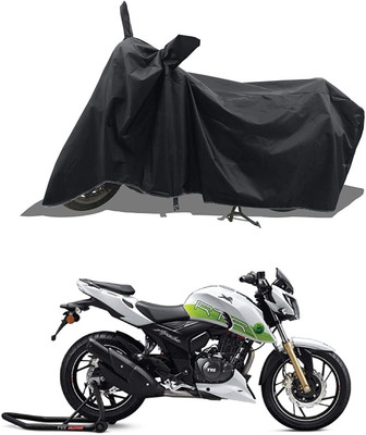 DeepShakshi AUTOMOTIVE Waterproof Two Wheeler Cover for Bajaj(Discover 125 DTS-i, Red, Black)